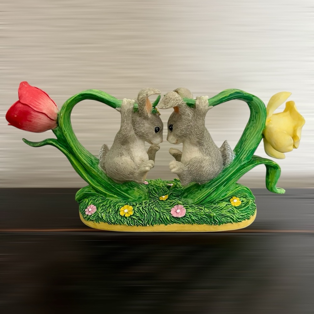 Fitz and Floyd “Charming Tails Bunny Buddies" figurine # 89/619 by Dean Griff
